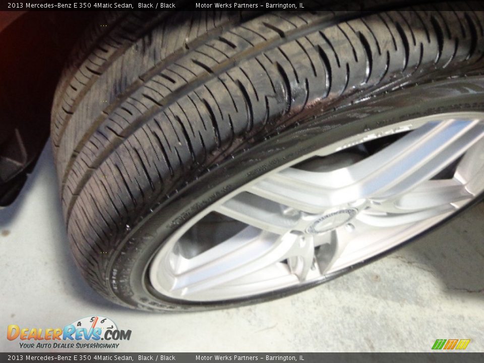 2013 Mercedes-Benz E 350 4Matic Sedan Black / Black Photo #14