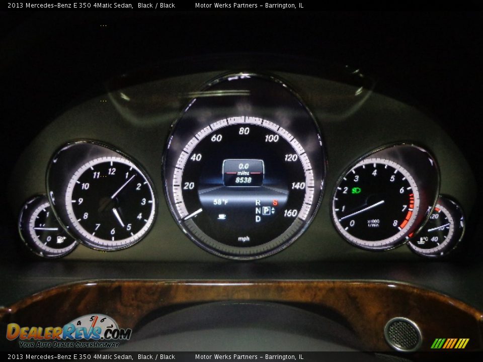 2013 Mercedes-Benz E 350 4Matic Sedan Black / Black Photo #16