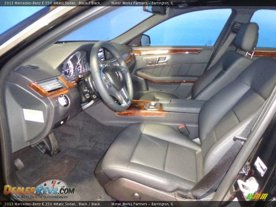 2013 Mercedes-Benz E 350 4Matic Sedan Black / Black Photo #26
