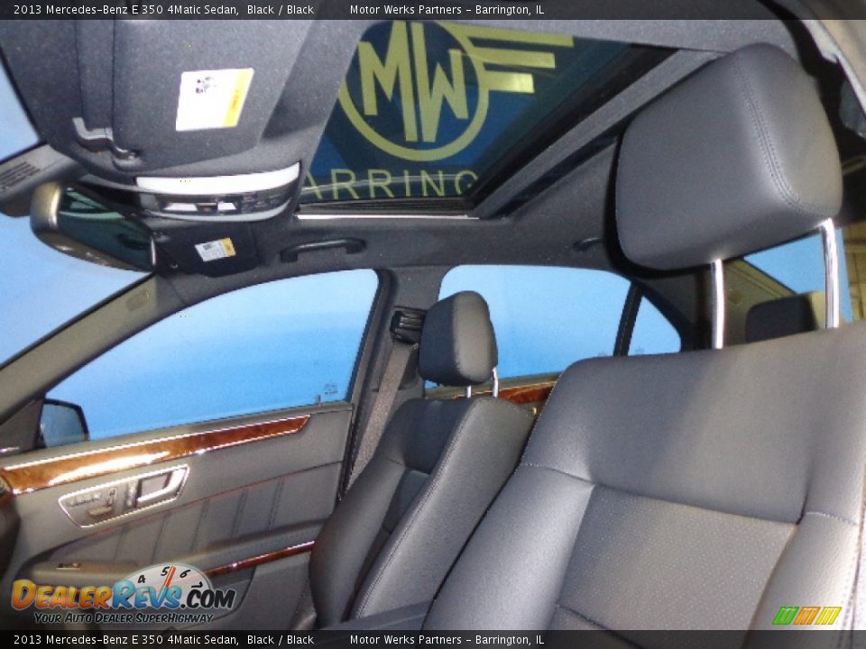 2013 Mercedes-Benz E 350 4Matic Sedan Black / Black Photo #27