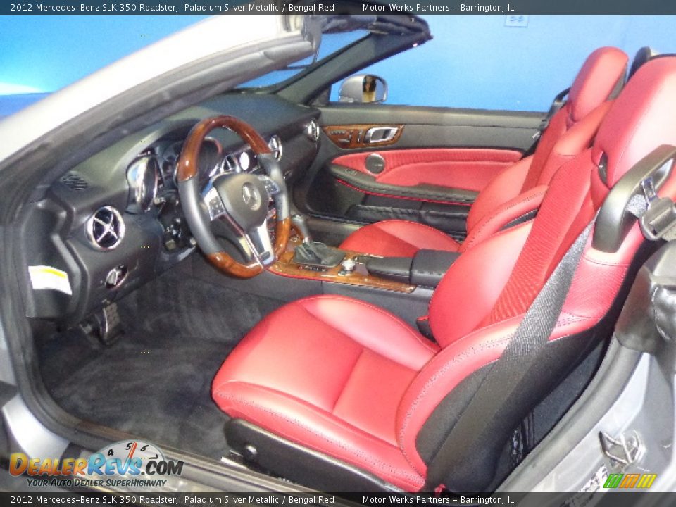Front Seat of 2012 Mercedes-Benz SLK 350 Roadster Photo #35