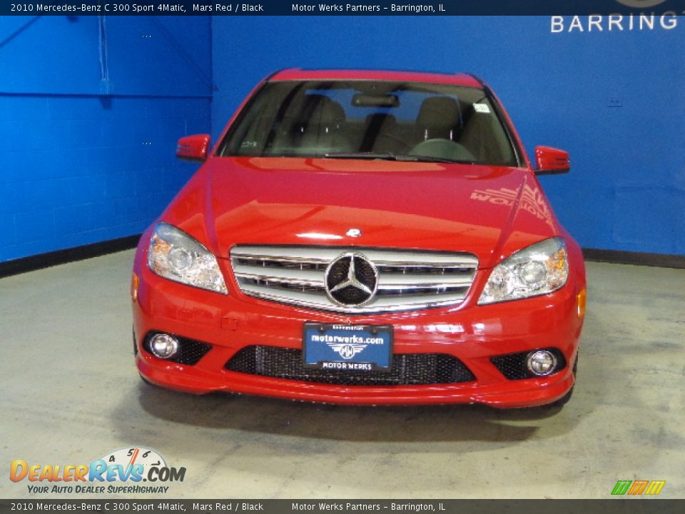 2010 Mercedes-Benz C 300 Sport 4Matic Mars Red / Black Photo #2