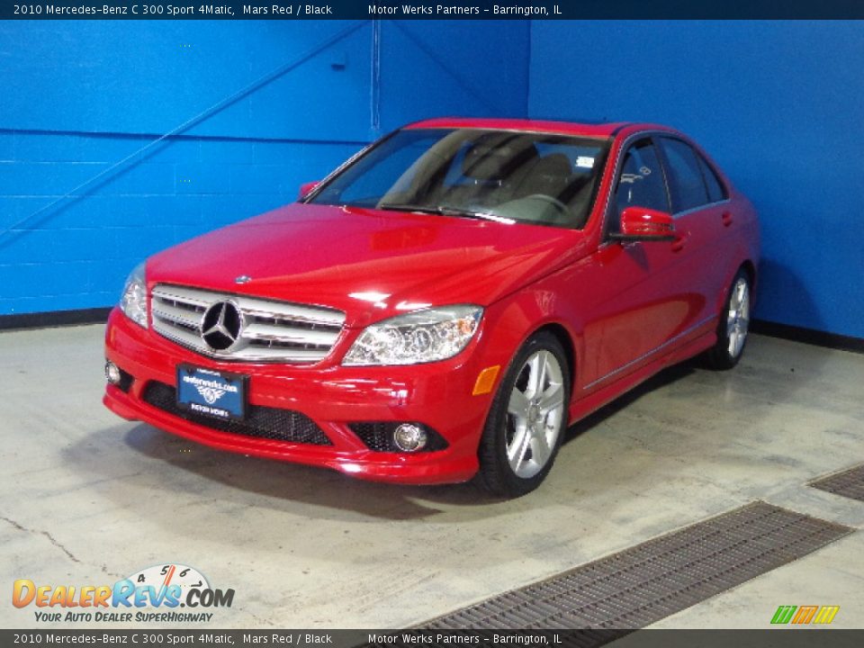 2010 Mercedes-Benz C 300 Sport 4Matic Mars Red / Black Photo #3