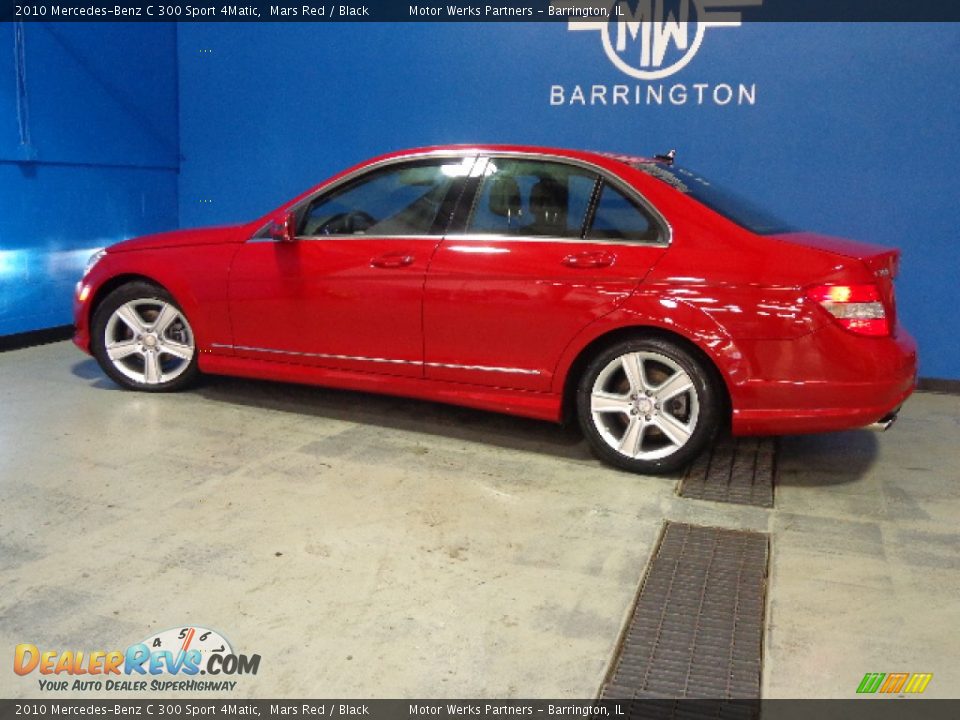 2010 Mercedes-Benz C 300 Sport 4Matic Mars Red / Black Photo #4
