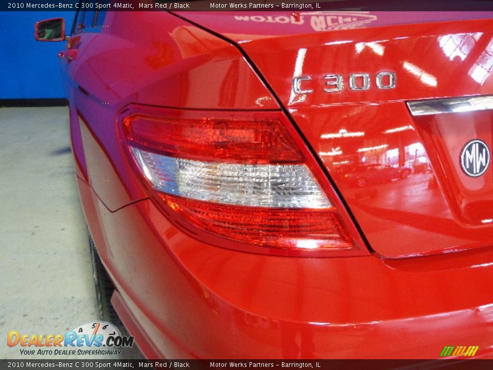 2010 Mercedes-Benz C 300 Sport 4Matic Mars Red / Black Photo #8