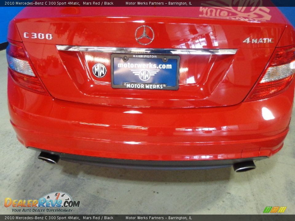 2010 Mercedes-Benz C 300 Sport 4Matic Mars Red / Black Photo #10