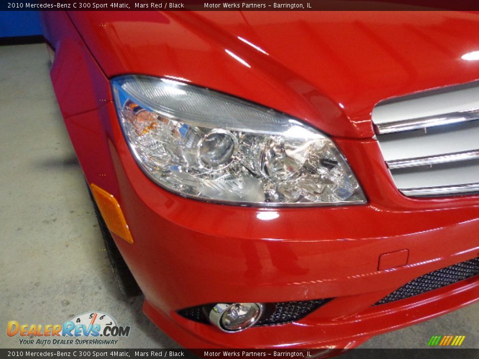 2010 Mercedes-Benz C 300 Sport 4Matic Mars Red / Black Photo #12