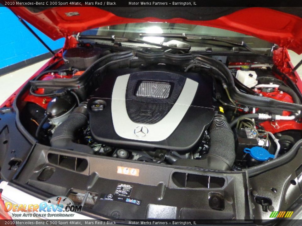 2010 Mercedes-Benz C 300 Sport 4Matic Mars Red / Black Photo #13
