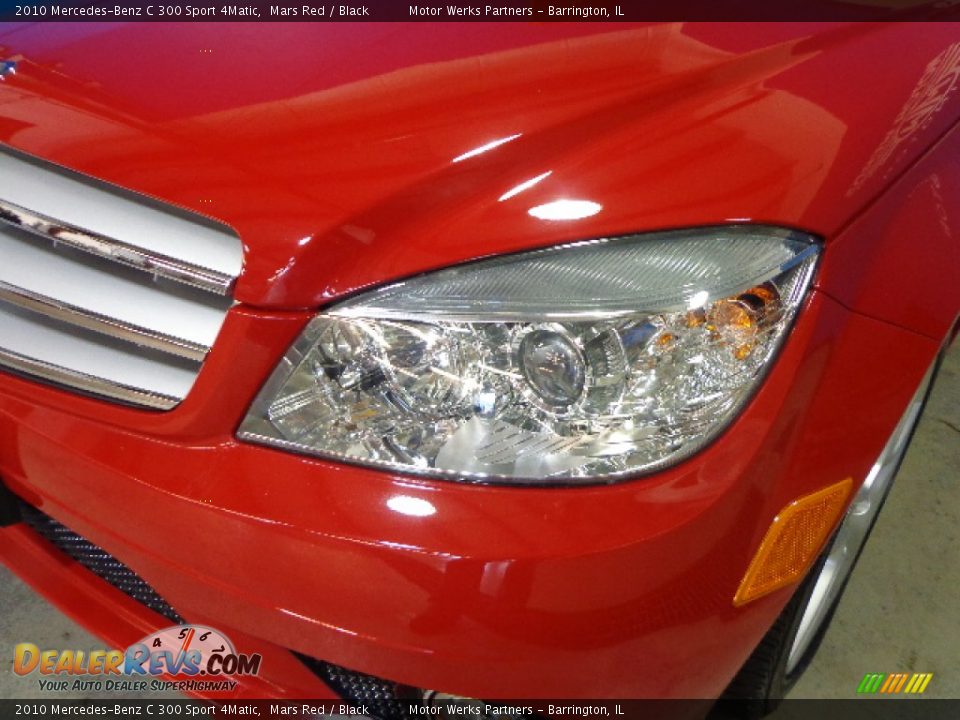 2010 Mercedes-Benz C 300 Sport 4Matic Mars Red / Black Photo #14