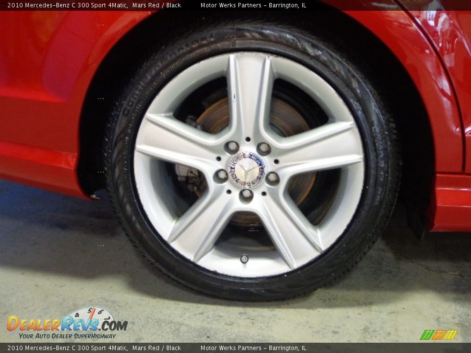 2010 Mercedes-Benz C 300 Sport 4Matic Mars Red / Black Photo #15