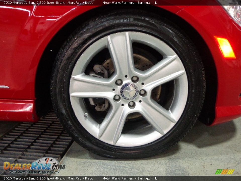2010 Mercedes-Benz C 300 Sport 4Matic Mars Red / Black Photo #16