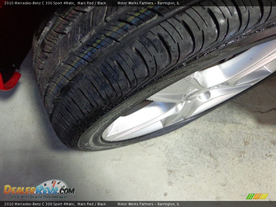 2010 Mercedes-Benz C 300 Sport 4Matic Mars Red / Black Photo #18