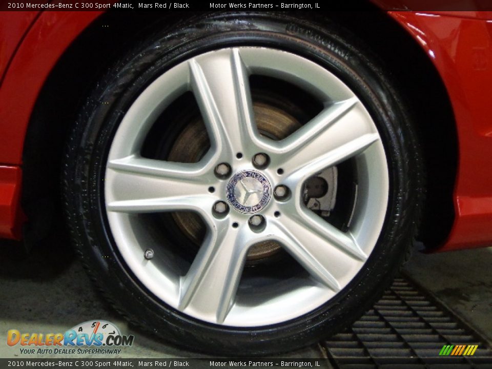 2010 Mercedes-Benz C 300 Sport 4Matic Mars Red / Black Photo #19