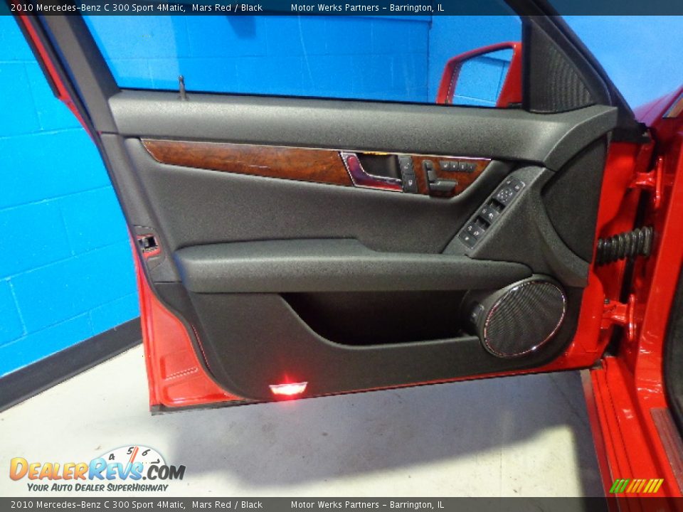 2010 Mercedes-Benz C 300 Sport 4Matic Mars Red / Black Photo #21