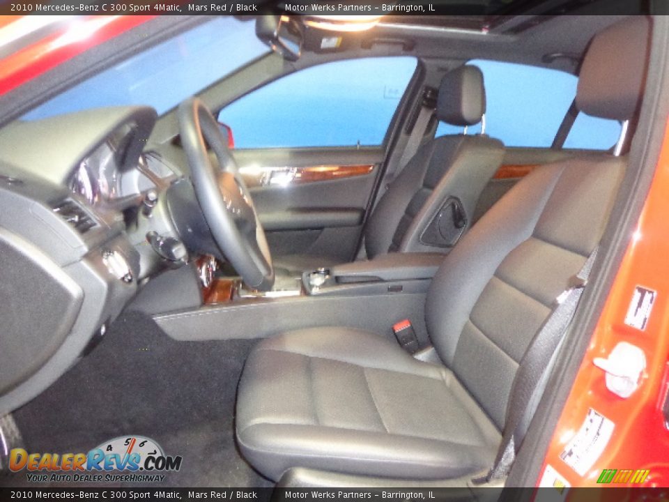2010 Mercedes-Benz C 300 Sport 4Matic Mars Red / Black Photo #22