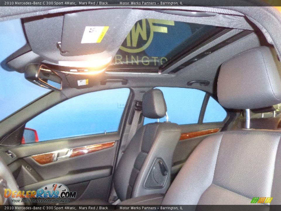 2010 Mercedes-Benz C 300 Sport 4Matic Mars Red / Black Photo #23