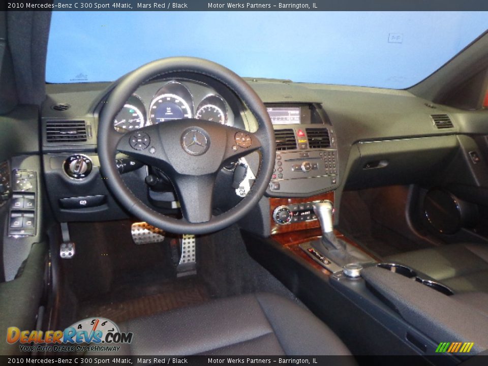 2010 Mercedes-Benz C 300 Sport 4Matic Mars Red / Black Photo #24