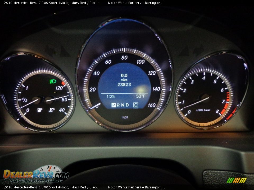 2010 Mercedes-Benz C 300 Sport 4Matic Mars Red / Black Photo #25