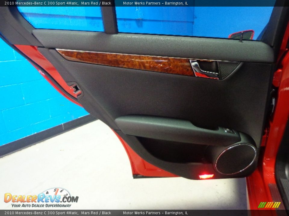 2010 Mercedes-Benz C 300 Sport 4Matic Mars Red / Black Photo #27