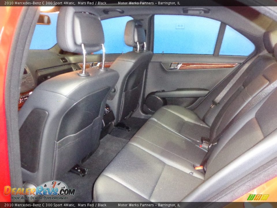 2010 Mercedes-Benz C 300 Sport 4Matic Mars Red / Black Photo #28
