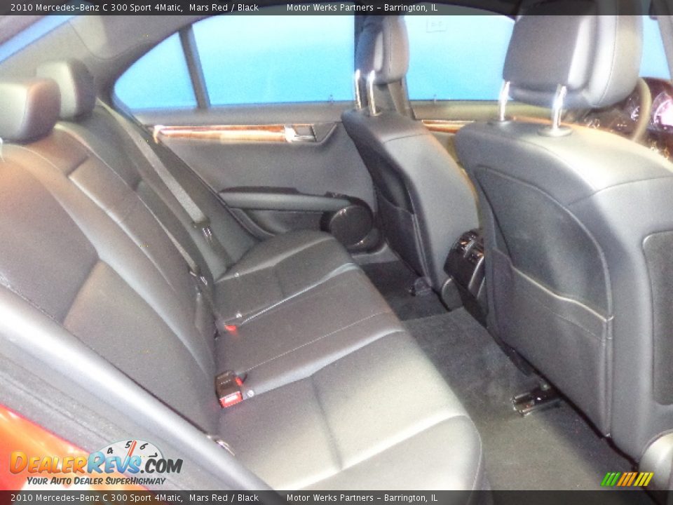 2010 Mercedes-Benz C 300 Sport 4Matic Mars Red / Black Photo #30
