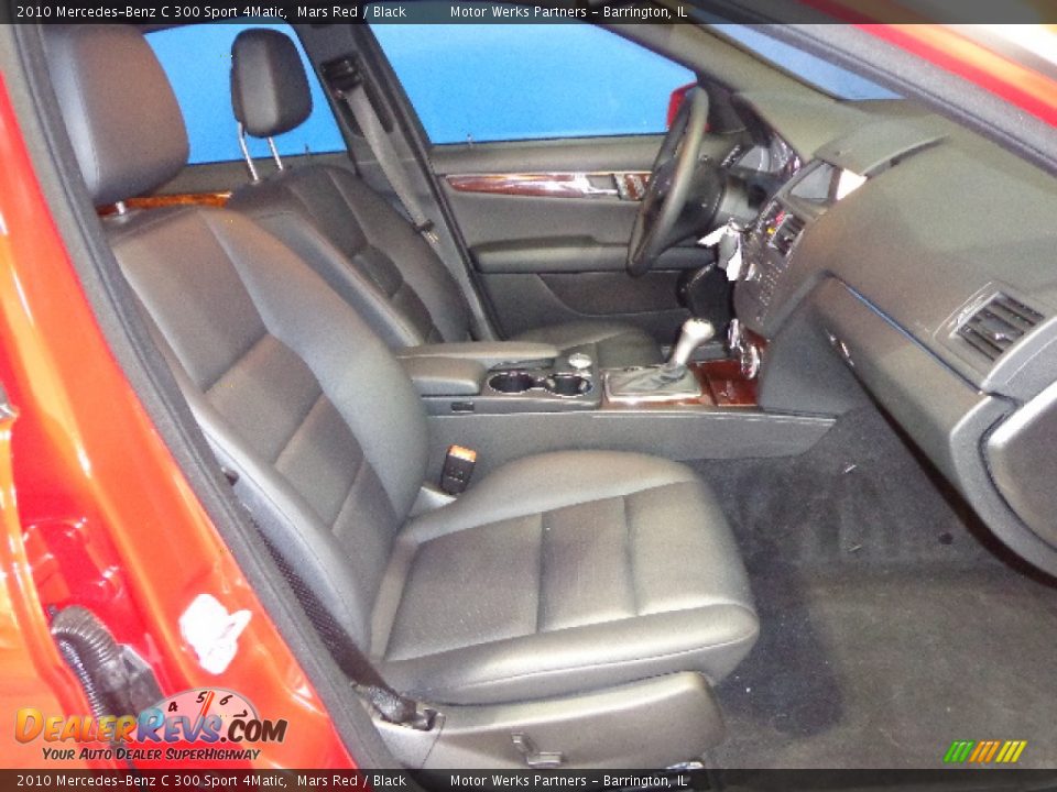 2010 Mercedes-Benz C 300 Sport 4Matic Mars Red / Black Photo #31