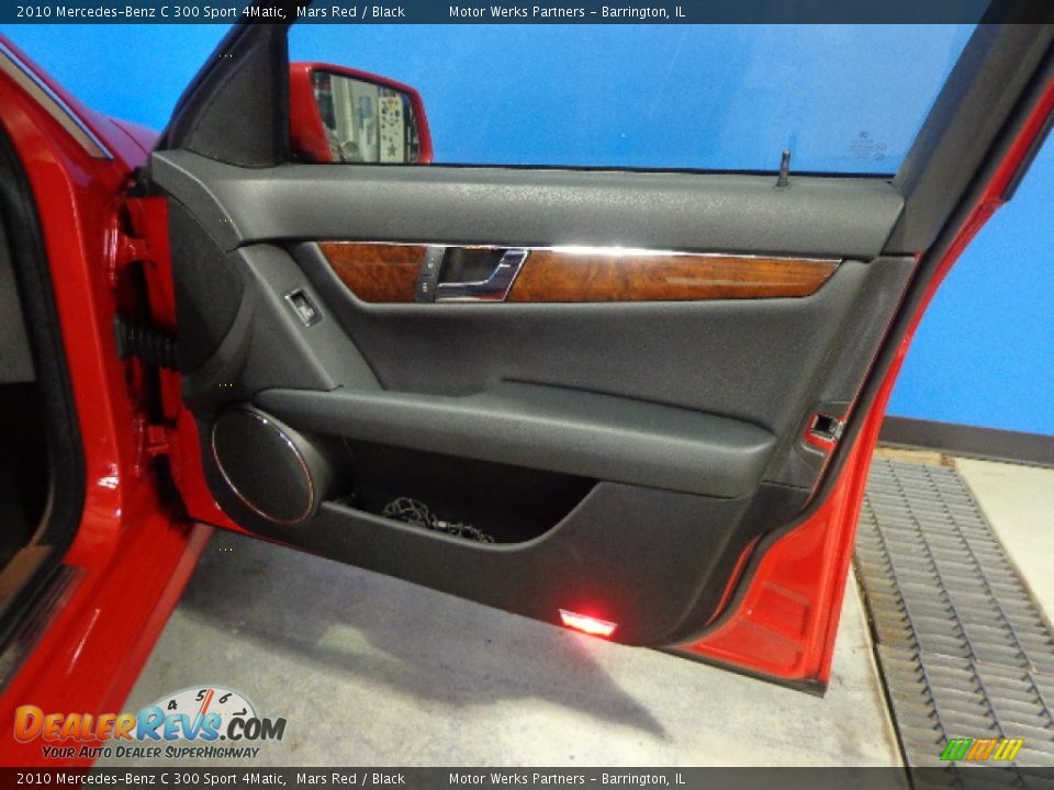 2010 Mercedes-Benz C 300 Sport 4Matic Mars Red / Black Photo #32