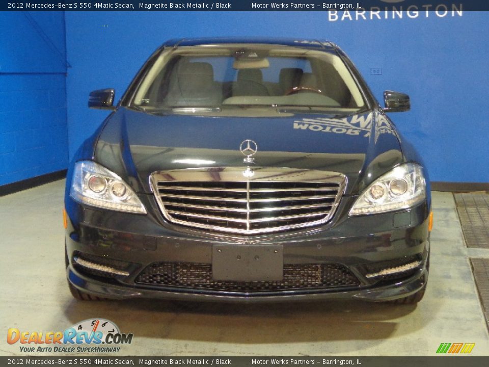 2012 Mercedes-Benz S 550 4Matic Sedan Magnetite Black Metallic / Black Photo #2