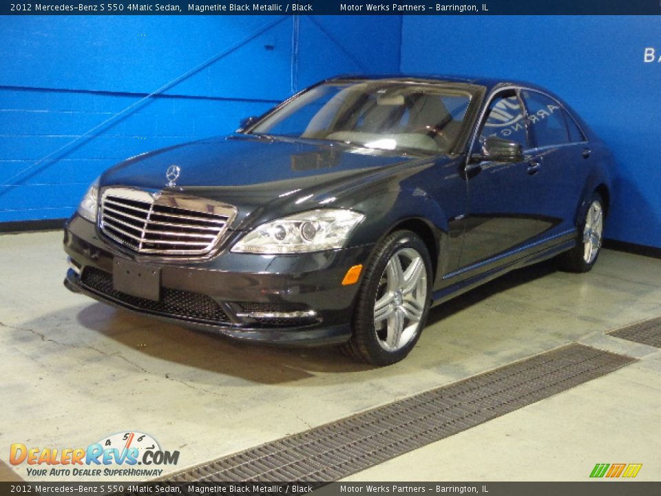 2012 Mercedes-Benz S 550 4Matic Sedan Magnetite Black Metallic / Black Photo #3