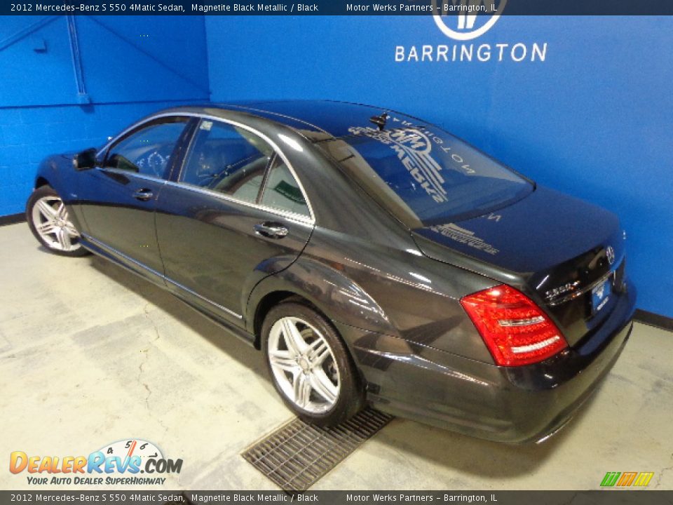 2012 Mercedes-Benz S 550 4Matic Sedan Magnetite Black Metallic / Black Photo #9