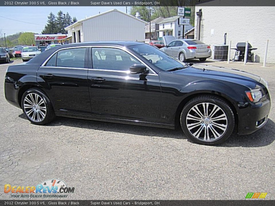 2012 Chrysler 300 S V6 Gloss Black / Black Photo #9