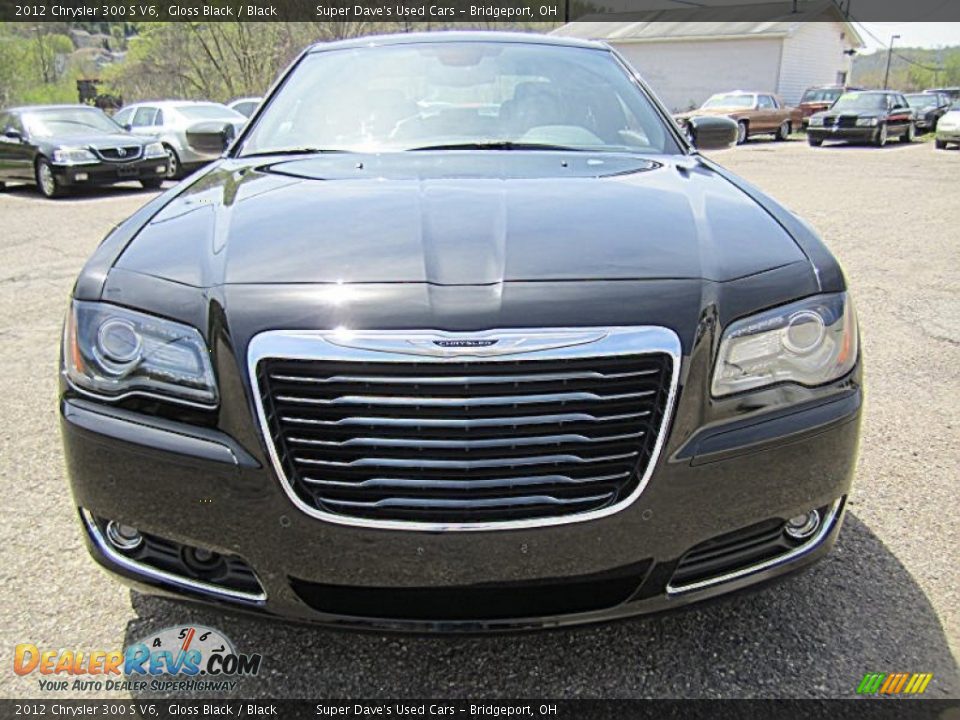 2012 Chrysler 300 S V6 Gloss Black / Black Photo #12