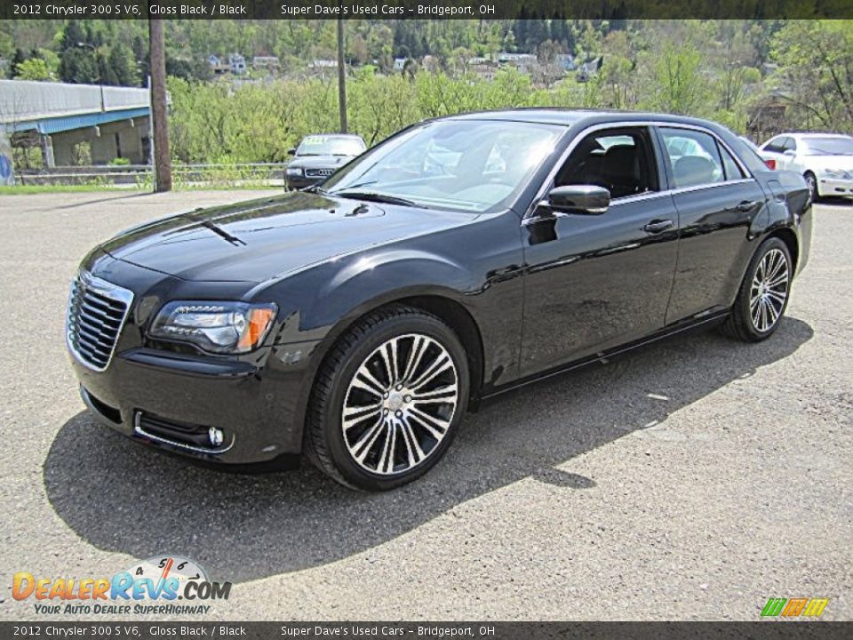 2012 Chrysler 300 S V6 Gloss Black / Black Photo #14