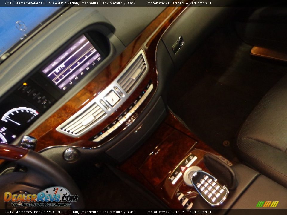 2012 Mercedes-Benz S 550 4Matic Sedan Magnetite Black Metallic / Black Photo #21