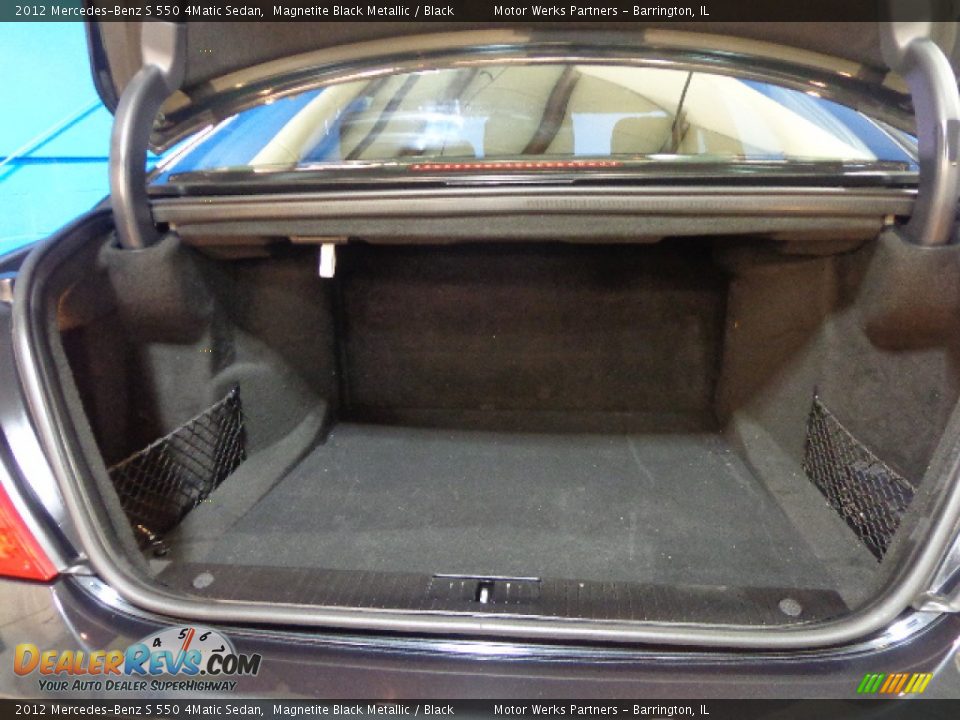 2012 Mercedes-Benz S 550 4Matic Sedan Magnetite Black Metallic / Black Photo #25