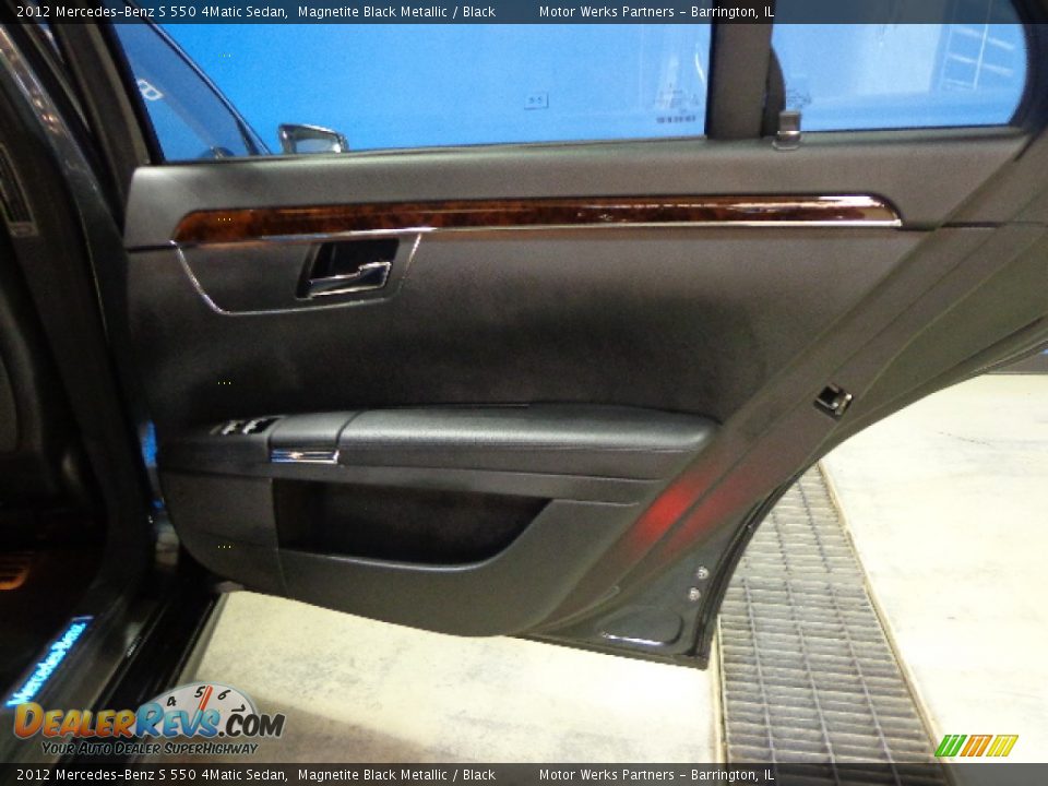 2012 Mercedes-Benz S 550 4Matic Sedan Magnetite Black Metallic / Black Photo #26