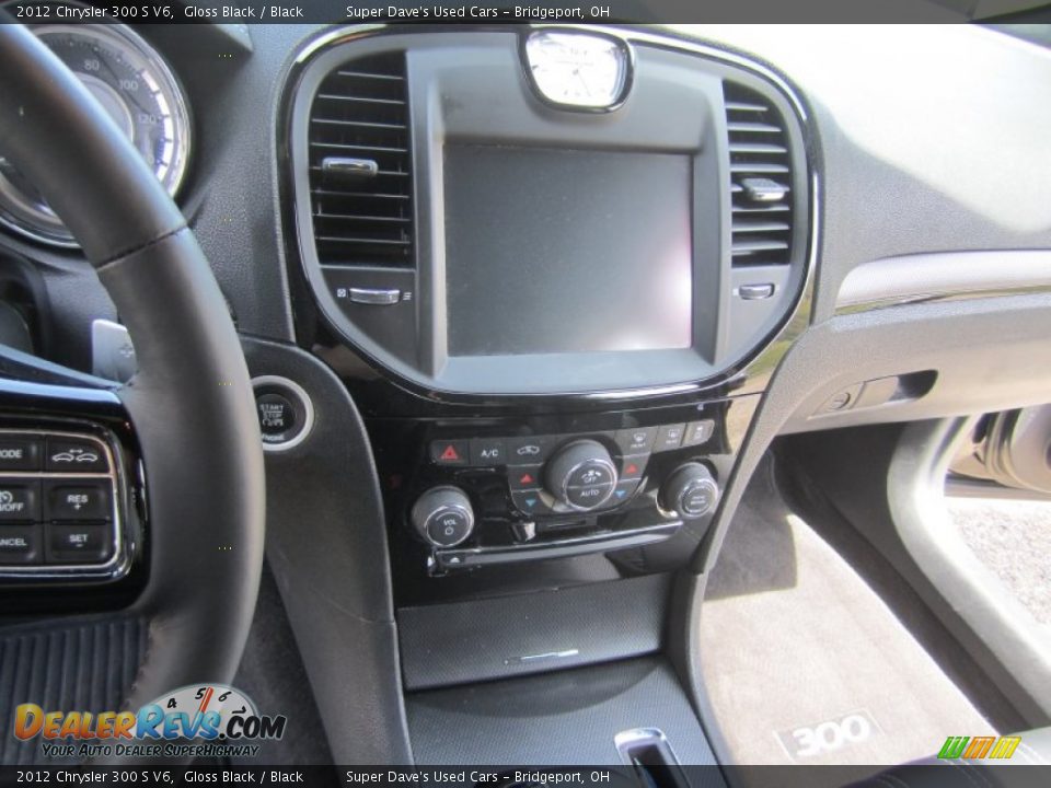 2012 Chrysler 300 S V6 Gloss Black / Black Photo #31