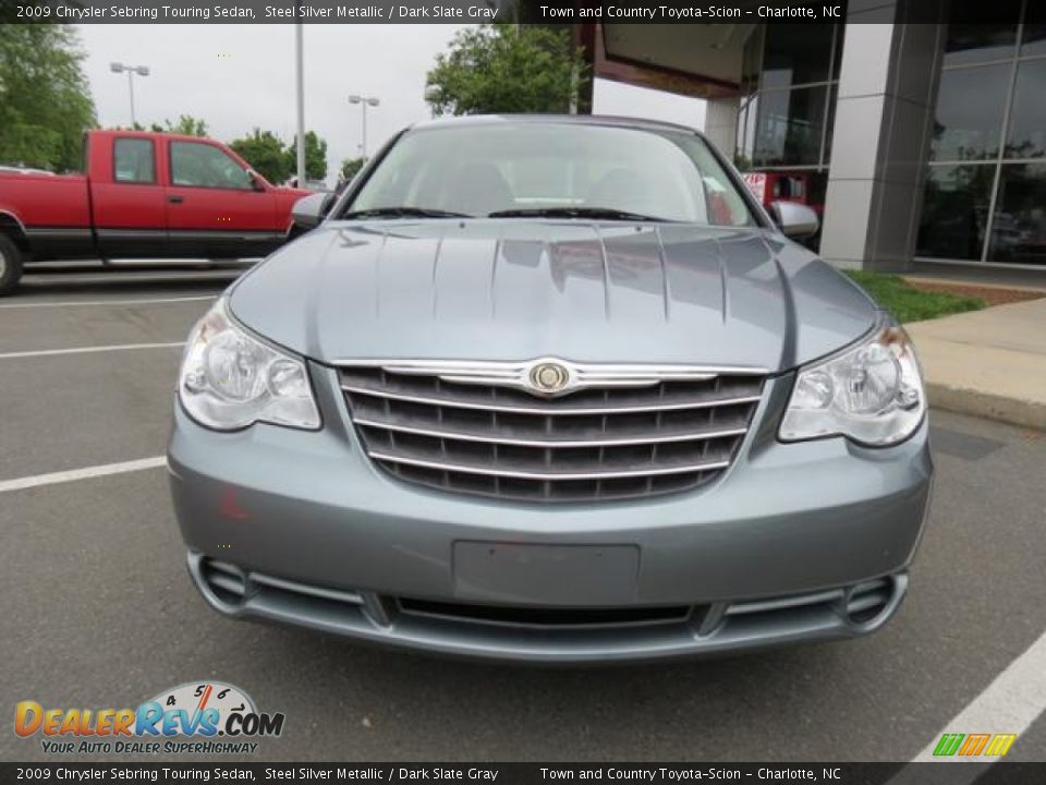 2009 Chrysler Sebring Touring Sedan Steel Silver Metallic / Dark Slate Gray Photo #2