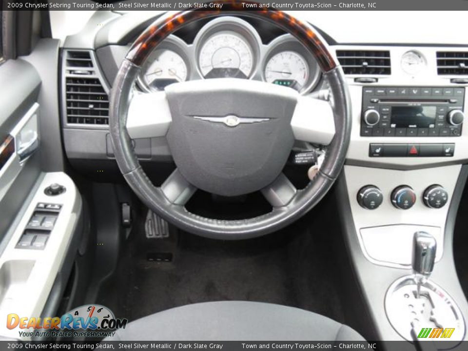 2009 Chrysler Sebring Touring Sedan Steel Silver Metallic / Dark Slate Gray Photo #5