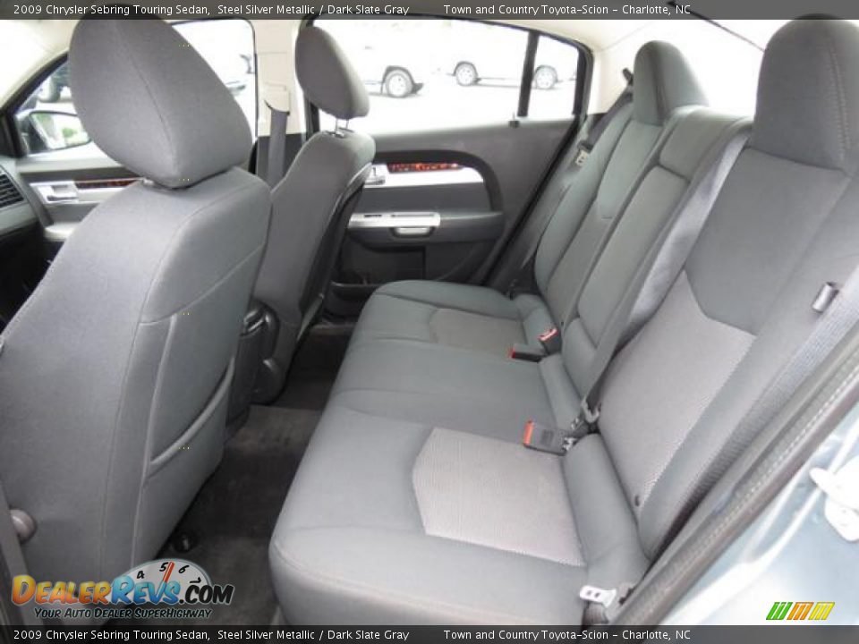 2009 Chrysler Sebring Touring Sedan Steel Silver Metallic / Dark Slate Gray Photo #6