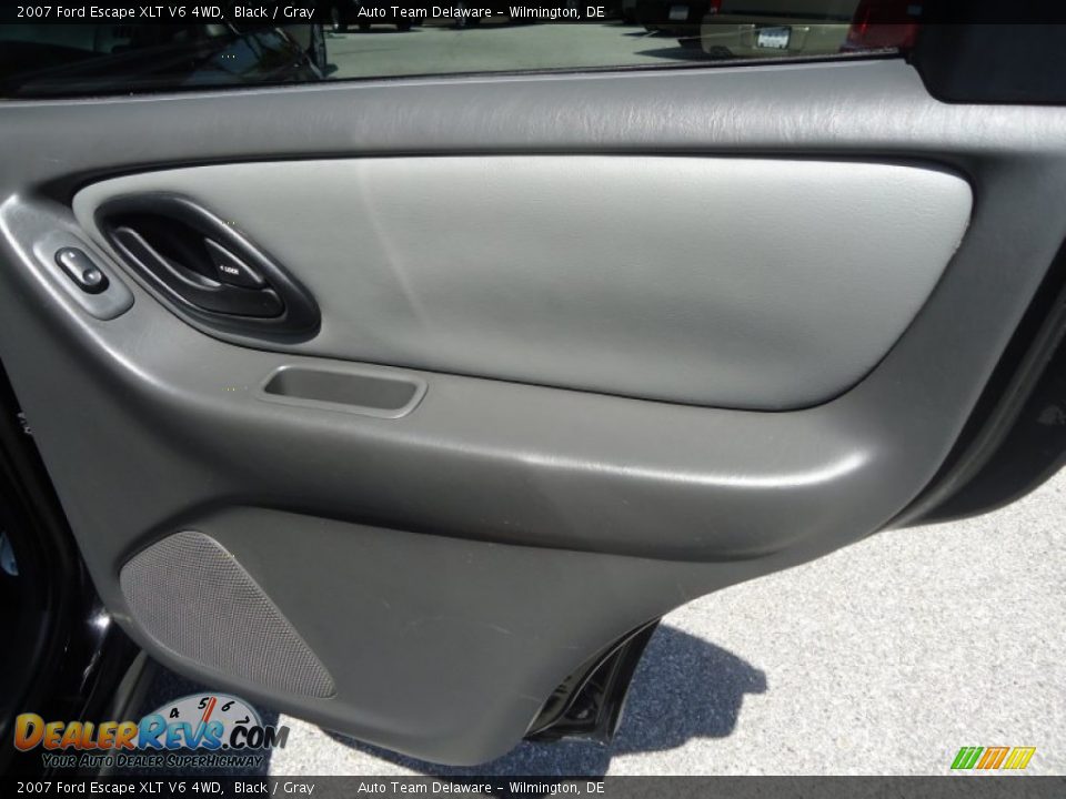 2007 Ford Escape XLT V6 4WD Black / Gray Photo #21