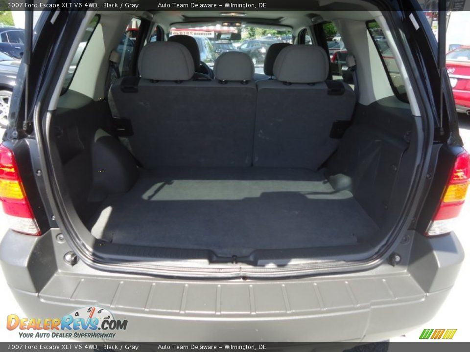 2007 Ford Escape XLT V6 4WD Black / Gray Photo #22