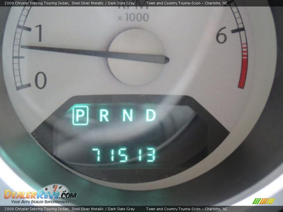 2009 Chrysler Sebring Touring Sedan Steel Silver Metallic / Dark Slate Gray Photo #12