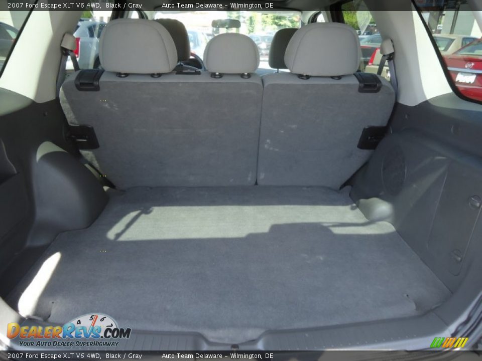 2007 Ford Escape XLT V6 4WD Black / Gray Photo #23