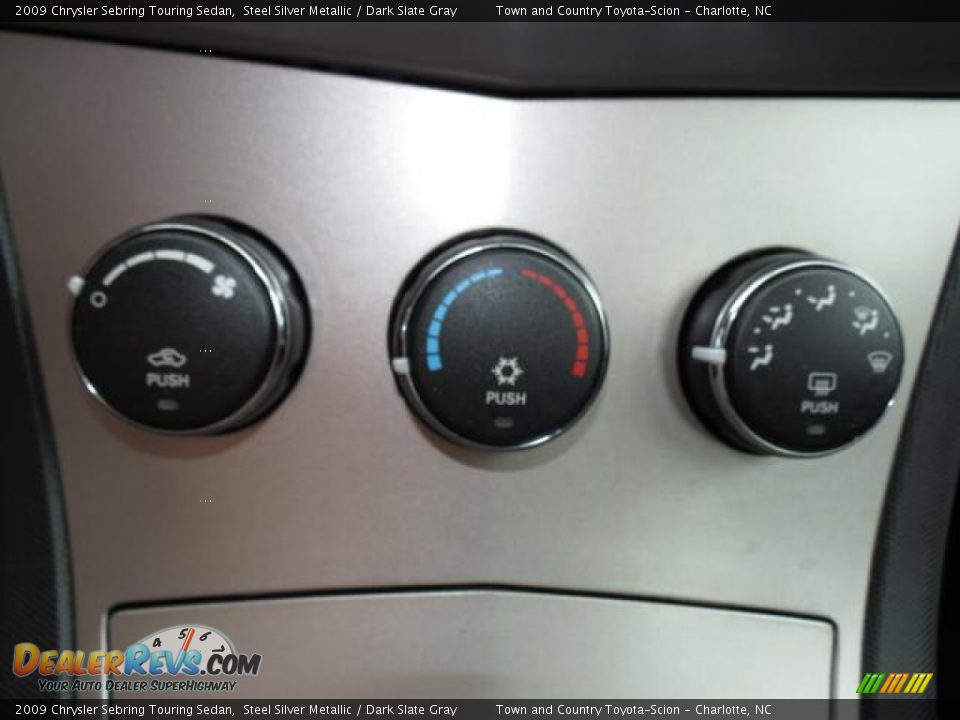 2009 Chrysler Sebring Touring Sedan Steel Silver Metallic / Dark Slate Gray Photo #15