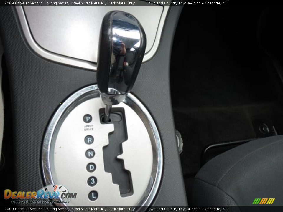 2009 Chrysler Sebring Touring Sedan Steel Silver Metallic / Dark Slate Gray Photo #16