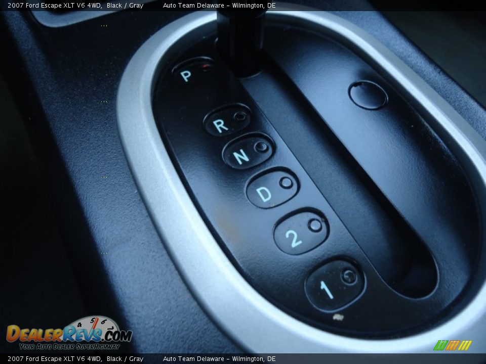 2007 Ford Escape XLT V6 4WD Black / Gray Photo #27