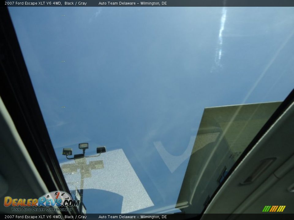 2007 Ford Escape XLT V6 4WD Black / Gray Photo #29