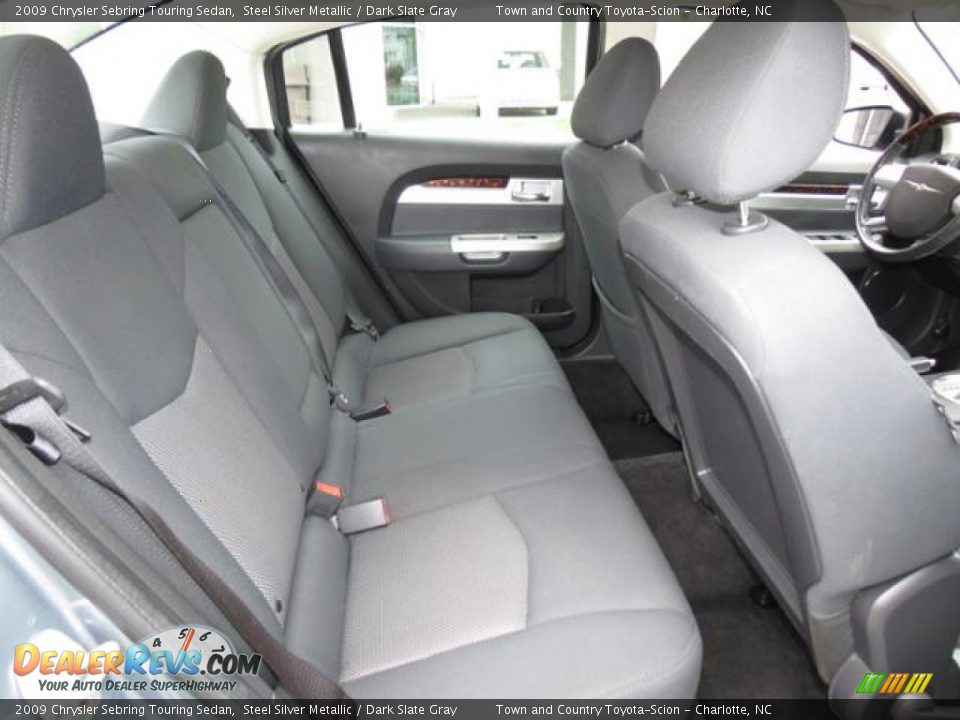 2009 Chrysler Sebring Touring Sedan Steel Silver Metallic / Dark Slate Gray Photo #23