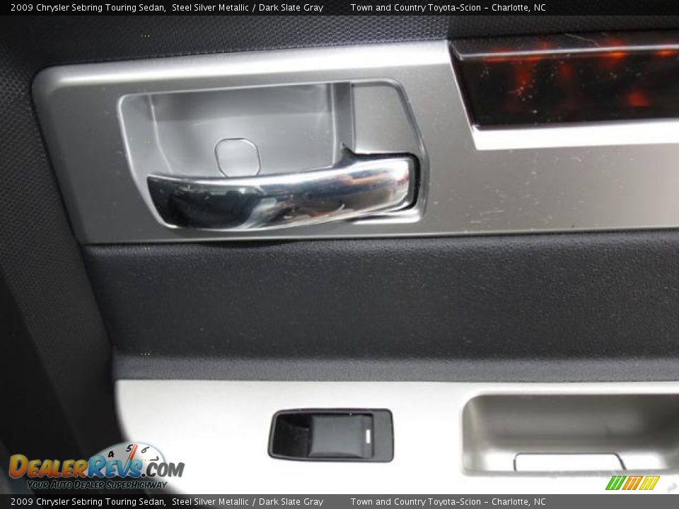 2009 Chrysler Sebring Touring Sedan Steel Silver Metallic / Dark Slate Gray Photo #24